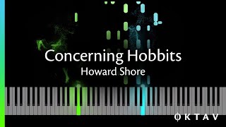 Concerning Hobbits Lord of the Rings  Piano Tutorial [upl. by Germana750]