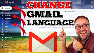 How to Change Language in GMAIL Account Settings [upl. by Moon]