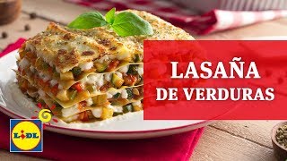 Lasaña de Verduras 🍲 🥒  Recetas Italianas  Lidl España [upl. by Anaidiriv]