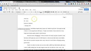 Google Docs  Different First Page Header [upl. by Oretna]