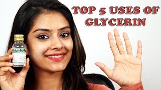 Top Five Uses Of Glycerin  Glycerin Benefits  Home Remedies  DIY Hacks  Foxy Makeup Tutorial [upl. by Chrisy462]