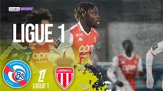 Strasbourg vs AS Monaco  Ligue 1 HIGHLIGHTS  110924  beIN SPORTS USA [upl. by Aldred]