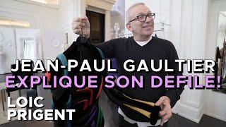 JEANPAUL GAULTIER EXPLAINS HIS FALL 2019 COUTURE  by LOIC PRIGENT [upl. by Flossie]