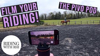 HOW TO FILM YOUR HORSE RIDING WITH Pivo Pod Camera For Horse Riding  UK Equestrian YouTuber [upl. by Davine862]