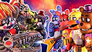 FNAF Rockstar vs Scrap Animatronics [upl. by Zuckerman124]