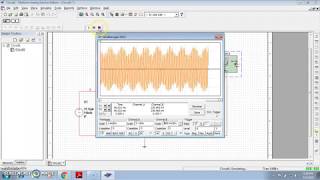 Multisim Simulation of Amplitude Modulation [upl. by Loma987]