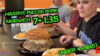 7 lb 3175 KG PORK MOUNTAIN SANDWICH  JESSE PYNNÖNEN  KILLER KENNEDY  DEFEATED  WORLD RECORD [upl. by Berliner680]