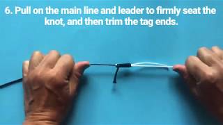 Fishing Knots How to Tie Alberto Fishing Knot [upl. by Reniti563]