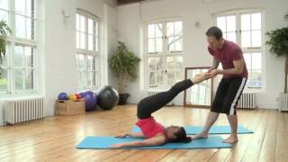 Jack Knife Pilates Exercise from yoopodcom [upl. by Nolasba]