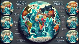 Discover the World Continents and Oceans  Oceans and Continents of the World [upl. by Celeste940]