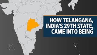 How Telangana India’s 29th state came into being [upl. by Nylad]