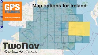 TwoNav  Map options for Ireland [upl. by Acilegna]