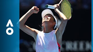 SuWei Hsieh v Agnieszka Radwanska match highlights 3R  Australian Open 2018 [upl. by Ikey605]