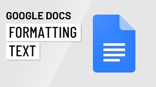 Google Docs Formatting Text [upl. by Eleaffar]