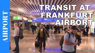 TRANSIT WALK AT FRANKFURT Airport FRA Terminal 1  Connection Flight Transfer Arriving amp Departing [upl. by Mufi]