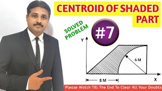 CENTROID SOLVED PROBLEM 7 IN ENGINEERING MECHANICS TIKLESACADEMYOFMATHS [upl. by Naesad]