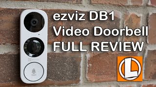 EZVIZ DB1 Video Doorbell Review  Unboxing Features Setup Installation Video amp Audio Quality [upl. by Jarlath]