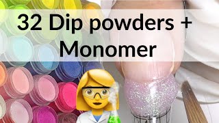 Using Dip Powders as Acrylic [upl. by Gnat]