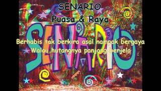 SENARIO  Puasa amp Raya Lirik [upl. by Ettellocin769]