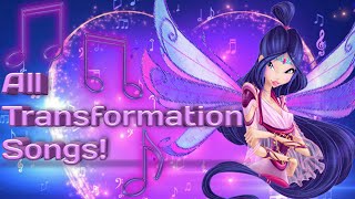 Winx Club  All Transformation Songs 2018 [upl. by Giannini452]