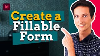 Create editable PDF form  USING THE RIGHT FORM FIELDS [upl. by Trant]