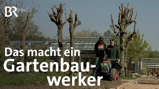 Gartenbauwerker  Ausbildung  Beruf  BR [upl. by Wandie]