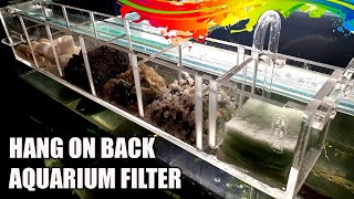 Hang On Back Filter Setup In Aquarium [upl. by Nylloc368]