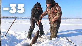 Ice fishing for a GIANT BURBOT in the COLDEST inhabited place in the world  Yakutia [upl. by Beacham591]