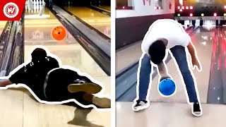 CRAZY Bowling Trick Shots Compilation [upl. by Ralyat559]