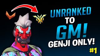 Unranked To GM Genji Only  Ep 1 [upl. by Swehttam623]