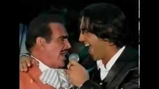 Alejandro y Vicente fernandez VOLVER VOLVER Y PERDON [upl. by Lesna752]