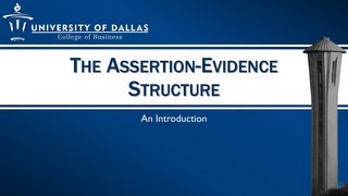 The AssertionEvidence Structure for PowerPoint Slide Design [upl. by Ganiats]