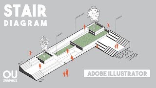 Axonometric Diagram in Adobe Illustrator [upl. by Eicul]