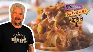 Guy Fieri Eats at Tacos y Birria La Unica in LA  Diners DriveIns and Dives  Food Network [upl. by Laurentia]