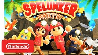 Spelunker Party  Spelunker Fun for Everyone  Nintendo Switch Launch Trailer [upl. by Recha735]