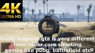 how to use scope in gta 5  PC  gta v [upl. by Charleton]