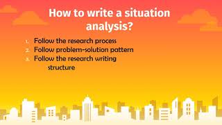 What and How of Situation Analysis [upl. by Eelrebmik28]