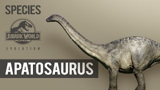 Apatosaurus  SPECIES PROFILE  Jurassic World Evolution [upl. by Aineval]