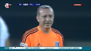 Başbakan Recep Tayyip Erdoğan Vs Ünlüler Maçı  43 Tek Parça HQ 1080p [upl. by Fabrin151]