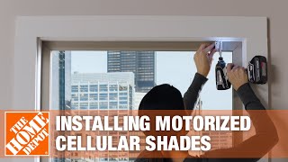 How to Install Motorized Shades  The Home Depot [upl. by Blanc]