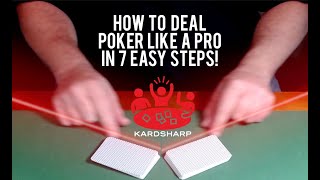 How to Deal Poker Like a Pro in 7 Easy Steps [upl. by Moriah192]