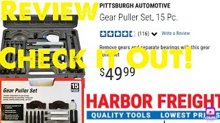 Harbor Freight Gear Puller Set Review [upl. by Imeaj]