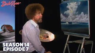 Bob Ross  Windy Waves Season 14 Episode 7 [upl. by Nohsauq]