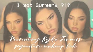 how i recreated kylie jenner’s iconic makeup look [upl. by Boggs]