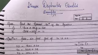 Linear Diophantine Equation Examples Number Theory [upl. by Eniak235]