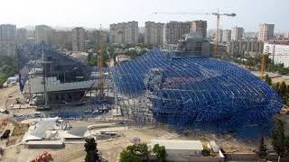 Heydar Aliyev Center Construction TimeLapse [upl. by Rooker]