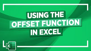 Excel Tutorial Using the OFFSET Function in Excel [upl. by Eceirehs144]