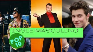 top 10 Pop cantantes pop Masculino Ingles [upl. by Haidadej]