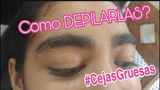 Depilación de CEJAS GRUESAS con CERA ❤️ [upl. by Sergeant]