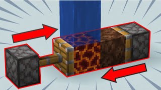 🔴Minecraft CÓMO hacer un BLOCK SWAPPER para un ASCENSOR de AGUA 2020 [upl. by Anotal]